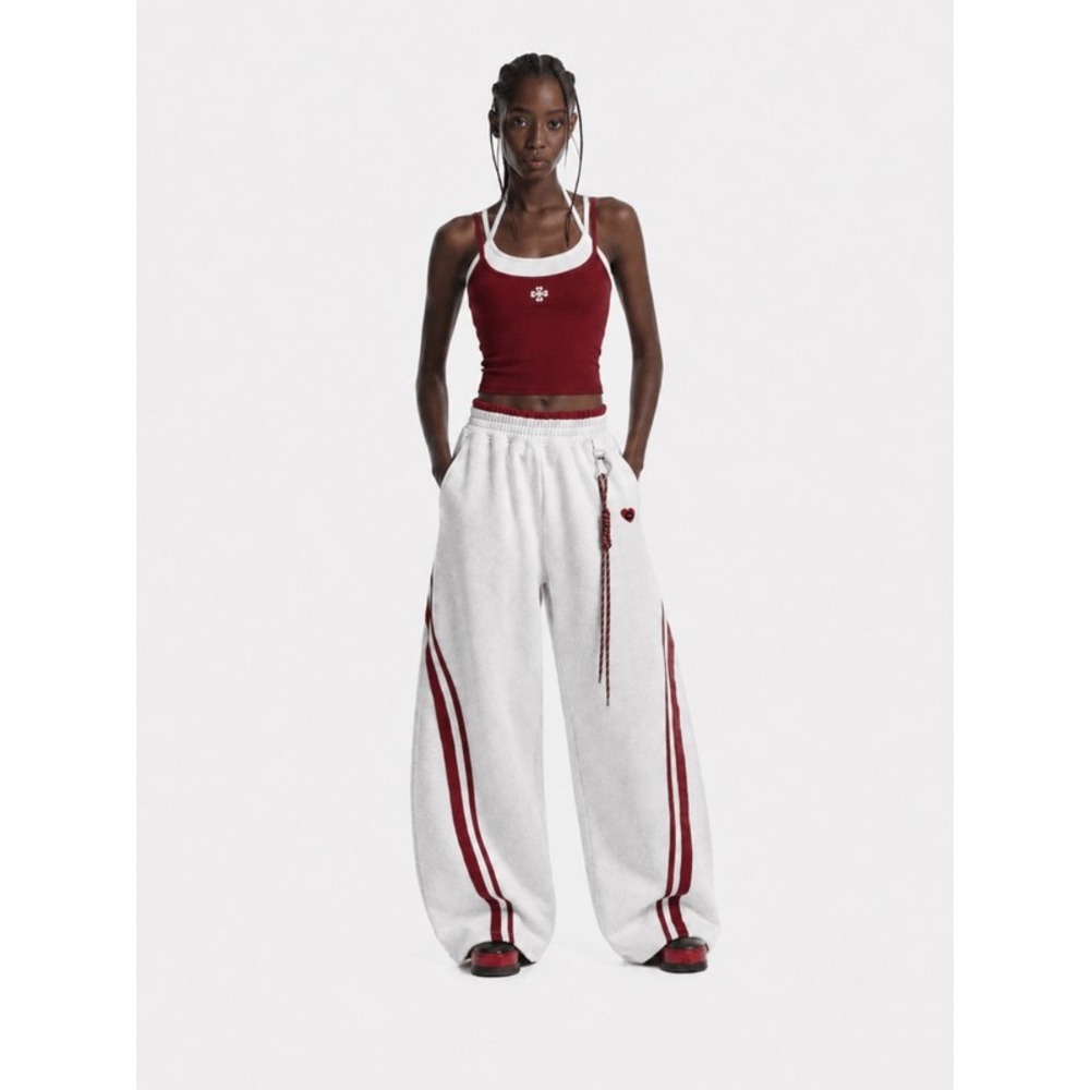 Aelfric Eden Wide Leg Baggy Barrel Sweatpants Women's XL Gray New With Tags